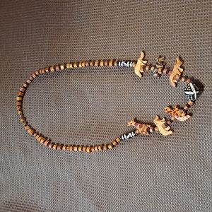 South African Hand Carved Necklace